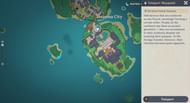 Location of the chest on the map (Image via Genshin Impact)